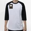 Raglan 3/4 Roundneck Shirt (White Body) Thumbnail