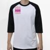 Raglan 3/4 Roundneck Shirt (White Body) Thumbnail