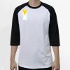 Raglan 3/4 Roundneck Shirt (White Body) Thumbnail