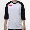 Raglan 3/4 Roundneck Shirt (White Body) Thumbnail