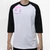 Raglan 3/4 Roundneck Shirt (White Body) Thumbnail