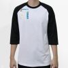 Raglan 3/4 Roundneck Shirt (White Body) Thumbnail