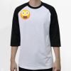 Raglan 3/4 Roundneck Shirt (White Body) Thumbnail