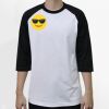 Raglan 3/4 Roundneck Shirt (White Body) Thumbnail
