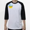 Raglan 3/4 Roundneck Shirt (White Body) Thumbnail