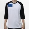 Raglan 3/4 Roundneck Shirt (White Body) Thumbnail