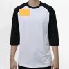 Raglan 3/4 Roundneck Shirt (White Body) Thumbnail