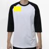 Raglan 3/4 Roundneck Shirt (White Body) Thumbnail