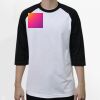 Raglan 3/4 Roundneck Shirt (White Body) Thumbnail