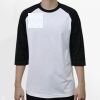 Raglan 3/4 Roundneck Shirt (White Body) Thumbnail