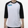Raglan 3/4 Roundneck Shirt (White Body) Thumbnail