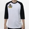 Raglan 3/4 Roundneck Shirt (White Body) Thumbnail