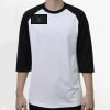 Raglan 3/4 Roundneck Shirt (White Body) Thumbnail