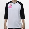 Raglan 3/4 Roundneck Shirt (White Body) Thumbnail