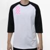 Raglan 3/4 Roundneck Shirt (White Body) Thumbnail