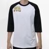 Raglan 3/4 Roundneck Shirt (White Body) Thumbnail
