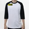 Raglan 3/4 Roundneck Shirt (White Body) Thumbnail
