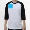Raglan 3/4 Roundneck Shirt (White Body) Thumbnail