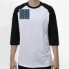 Raglan 3/4 Roundneck Shirt (White Body) Thumbnail