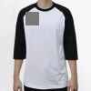 Raglan 3/4 Roundneck Shirt (White Body) Thumbnail