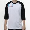 Raglan 3/4 Roundneck Shirt (White Body) Thumbnail