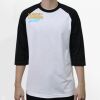Raglan 3/4 Roundneck Shirt (White Body) Thumbnail