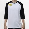 Raglan 3/4 Roundneck Shirt (White Body) Thumbnail