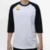 Raglan 3/4 Roundneck Shirt (White Body) Thumbnail
