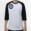 Raglan 3/4 Roundneck Shirt (White Body) Thumbnail