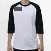 Raglan 3/4 Roundneck Shirt (White Body) Thumbnail