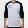 Raglan 3/4 Roundneck Shirt (White Body) Thumbnail