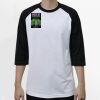 Raglan 3/4 Roundneck Shirt (White Body) Thumbnail