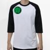 Raglan 3/4 Roundneck Shirt (White Body) Thumbnail