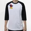 Raglan 3/4 Roundneck Shirt (White Body) Thumbnail