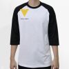 Raglan 3/4 Roundneck Shirt (White Body) Thumbnail