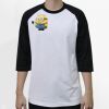 Raglan 3/4 Roundneck Shirt (White Body) Thumbnail