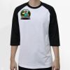 Raglan 3/4 Roundneck Shirt (White Body) Thumbnail