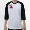 Raglan 3/4 Roundneck Shirt (White Body) Thumbnail
