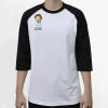 Raglan 3/4 Roundneck Shirt (White Body) Thumbnail