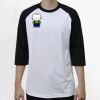 Raglan 3/4 Roundneck Shirt (White Body) Thumbnail