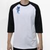 Raglan 3/4 Roundneck Shirt (White Body) Thumbnail