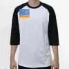 Raglan 3/4 Roundneck Shirt (White Body) Thumbnail