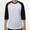 Raglan 3/4 Roundneck Shirt (White Body) Thumbnail