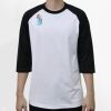 Raglan 3/4 Roundneck Shirt (White Body) Thumbnail