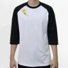 Raglan 3/4 Roundneck Shirt (White Body) Thumbnail