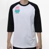 Raglan 3/4 Roundneck Shirt (White Body) Thumbnail