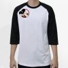 Raglan 3/4 Roundneck Shirt (White Body) Thumbnail