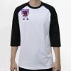 Raglan 3/4 Roundneck Shirt (White Body) Thumbnail