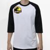 Raglan 3/4 Roundneck Shirt (White Body) Thumbnail