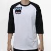 Raglan 3/4 Roundneck Shirt (White Body) Thumbnail